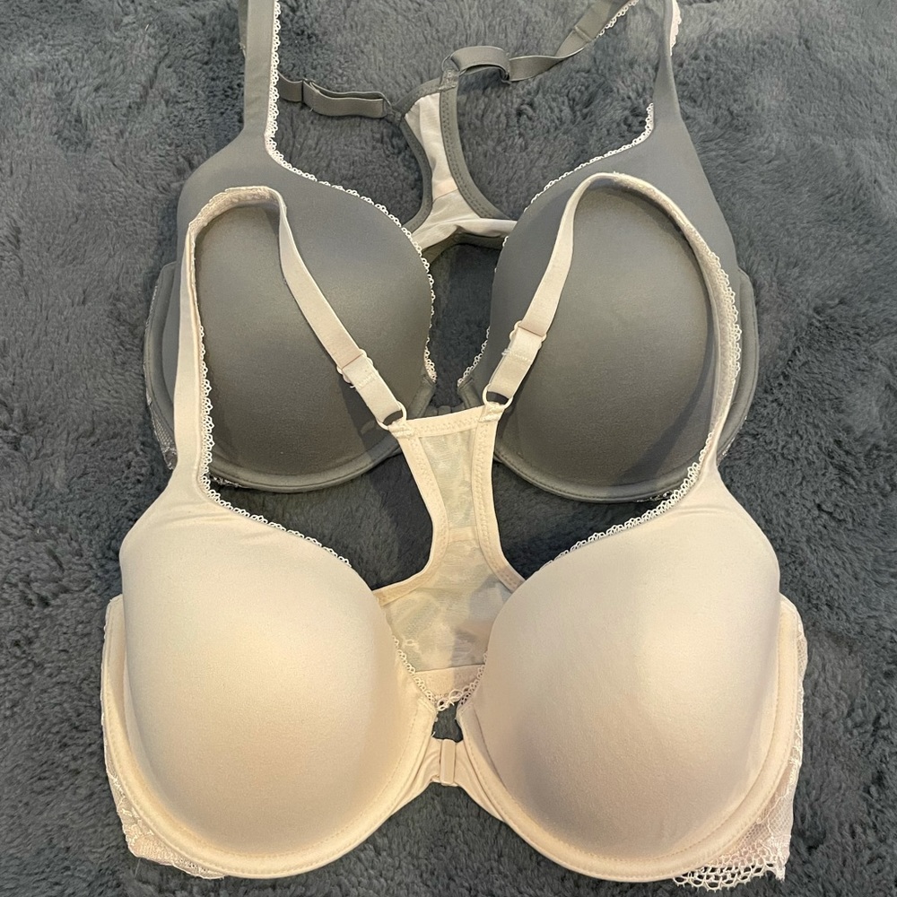 2 VS racer back bras- like new.